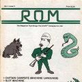 ROM: The Magazine That Brings The Atari Computer To Life!
Vol. 1, Issue 3

Cover

.