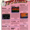Atarian
Issue Number 3
September/October 1989
Page 24 (Tips & Tricks)

Mario Bros. (7800)
Pole Position (7800)
Battlezone (2600)
Jr. Pac-Man (2600)
RealSports Boxing (2600)
Desert Falcon (XE)
One on One (7800)