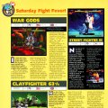 N64 Magazine
Issue Number 2
May 1997
Page 20 (Saturday Fight Fever!)

War Gods

Clayfighter 63 1/3