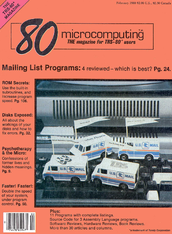 80 Microcomputing February 1980 Cover .