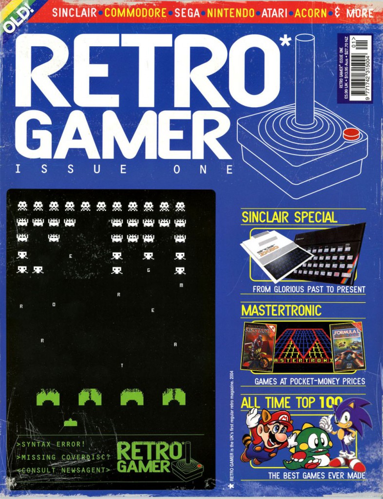 Retro Gamer Issue Number 1 January 2004 Cover .