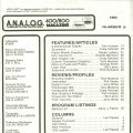 A.N.A.L.O.G.: The Magazine For Atari Computer Owners
Issue Number 5
January/February 1982

Contents