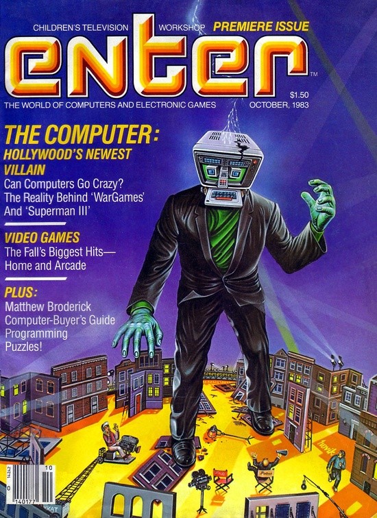 Computer Arcana / enter: The World of Computers and Electronic Games, Premiere Issue, October 1983 - https://www.megalextoria.com/magazines/index.php?twg_album=Computer_Magazines%2FEnter%2FEnter_01_1983-10_show=enter+01+pg+001.jpg